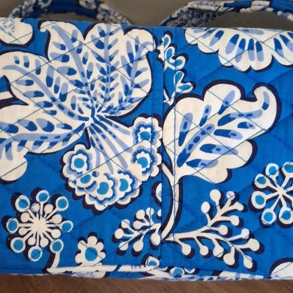 Vera Bradley 100 Handbag Blue Lagoon - Picture 10 of 12